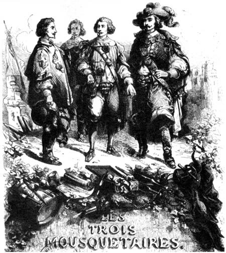 Le Siècle - Illustration Les Trois Mousquetaires