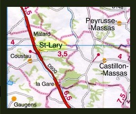 Carte - Saint-Lary